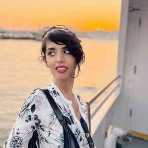 Floral Print White & Black Women's Blazer Jacket